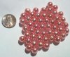 50 8mm Glass Pearls - Dark Dusty Rose
